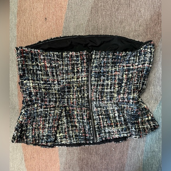 Chic Multicolor Tweed Skirt Set - Picture 3 of 6